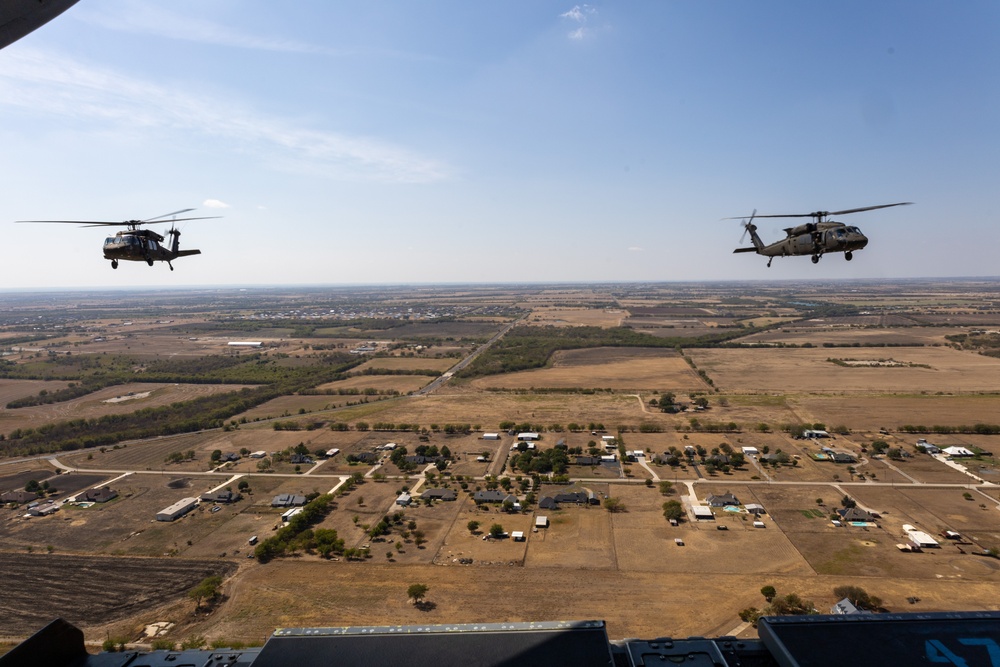 1st “Air Cav” Takes to the Skies Over Texas Motor Speedway