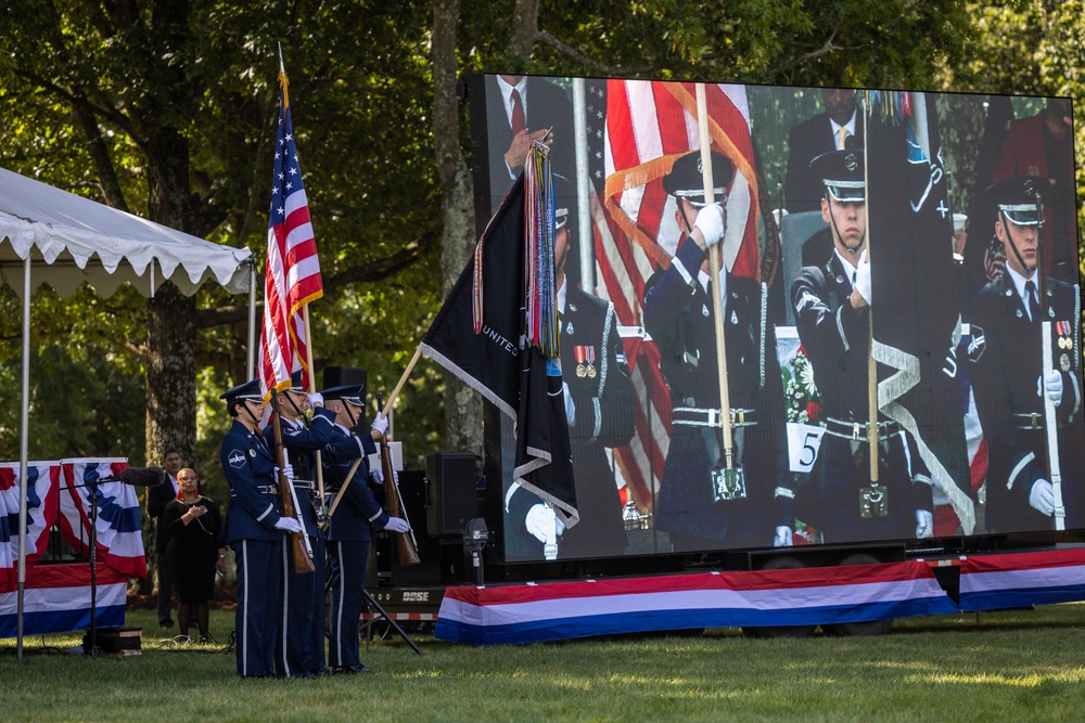 National Memorial Cemetery at Quantico hosts the 50th Anniversary celebration of the National Cemetery Administration