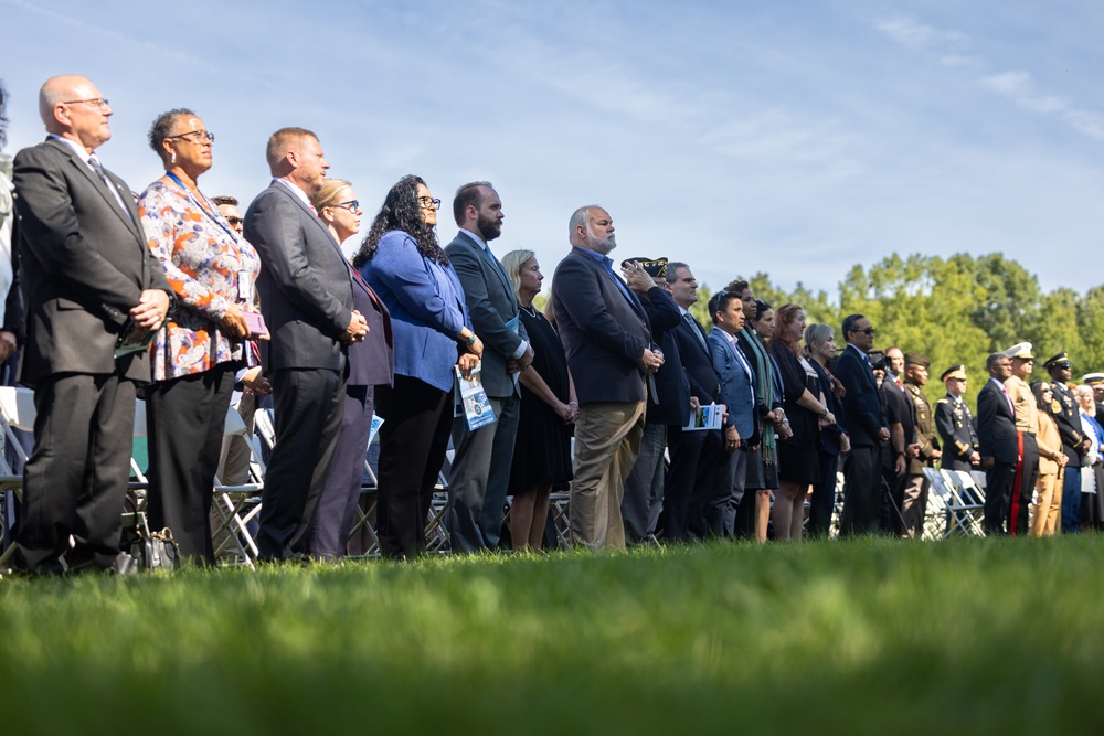 National Memorial Cemetery at Quantico hosts the 50th Anniversary celebration of the National Cemetery Administration