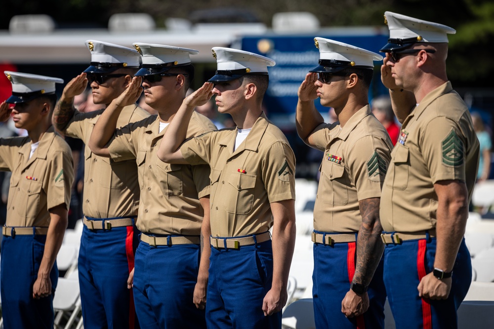 National Memorial Cemetery at Quantico hosts the 50th Anniversary celebration of the National Cemetery Administration