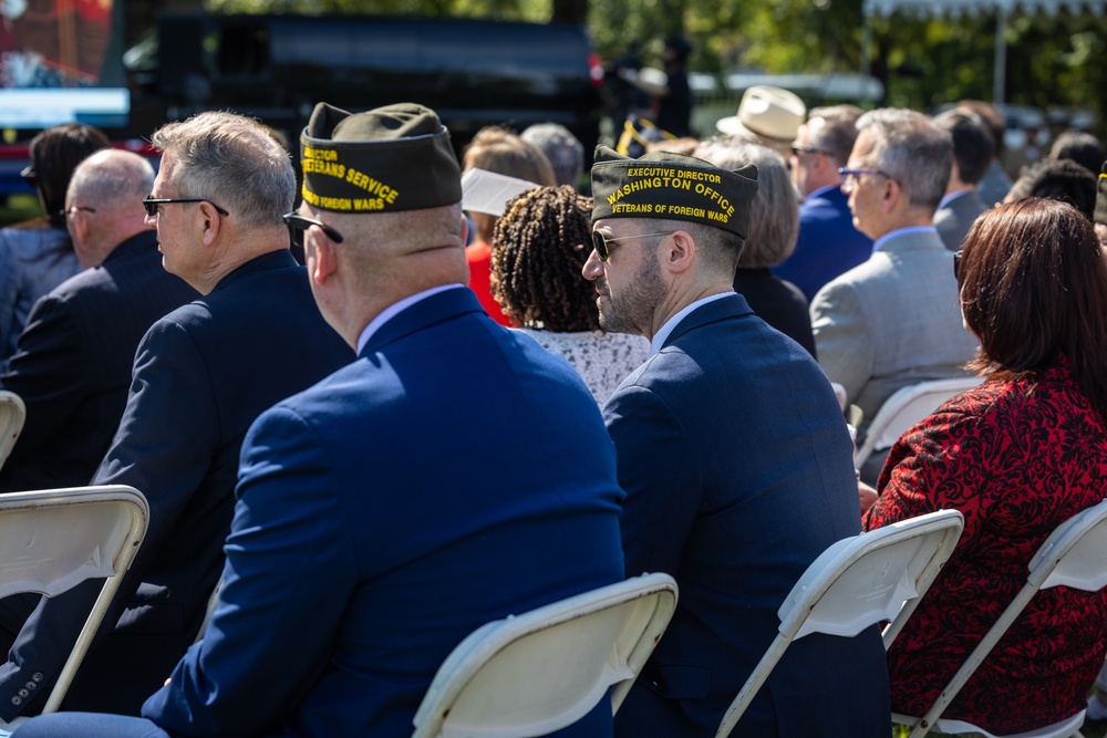 National Memorial Cemetery at Quantico hosts the 50th Anniversary celebration of the National Cemetery