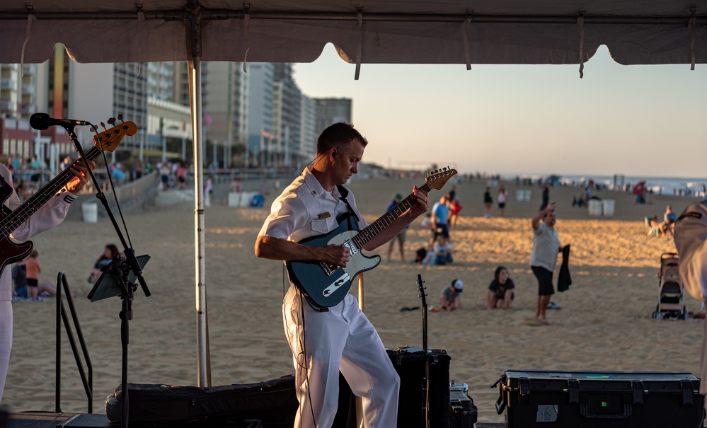 U.S. Fleet Forces Band Concert at NAS Oceana Air Show Beach Blast 2023