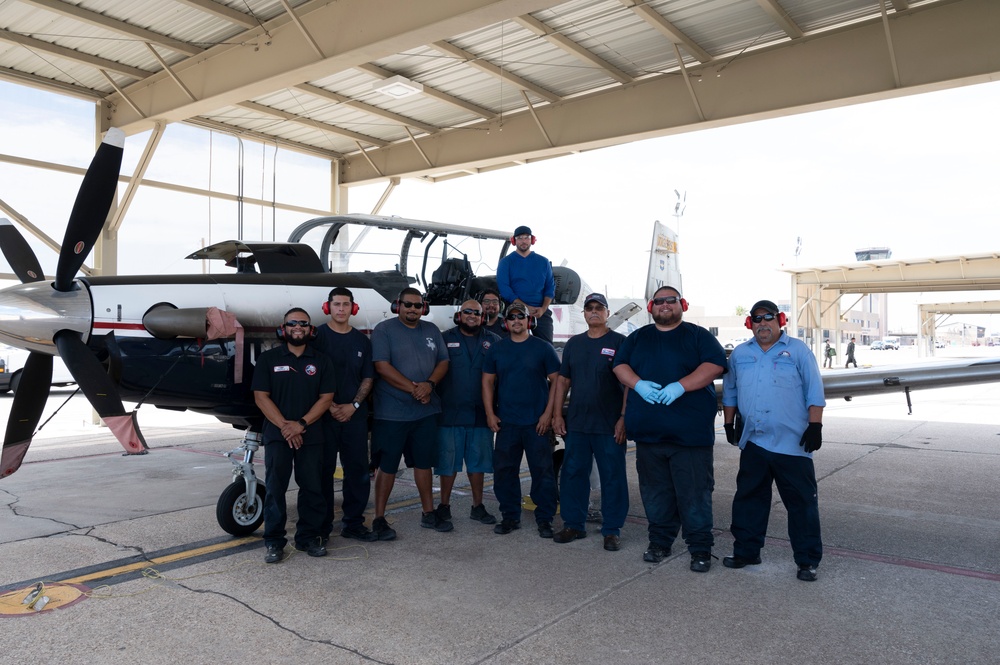 Celebrating Hispanic Heritage Month on the flight line