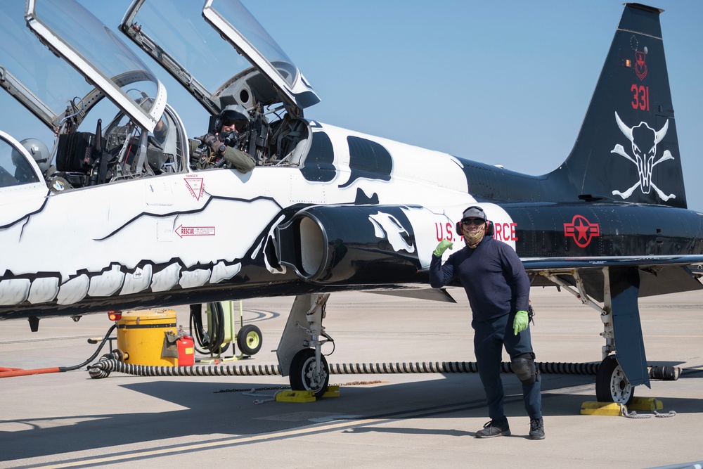 Celebrating Hispanic Heritage Month on the flight line