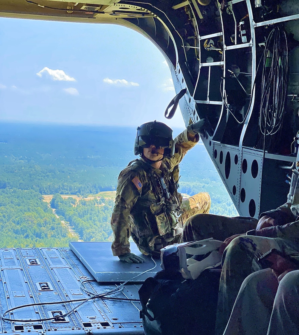 Warfighter Participating in Thunderstrike II at Camp Shelby