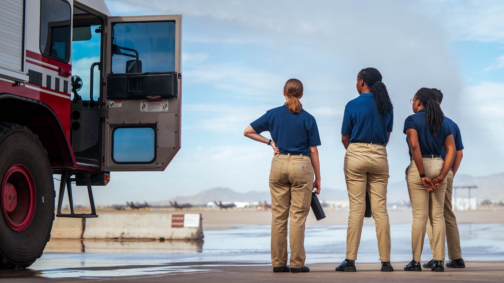 University of Arizona AFROTC tours Luke AFB