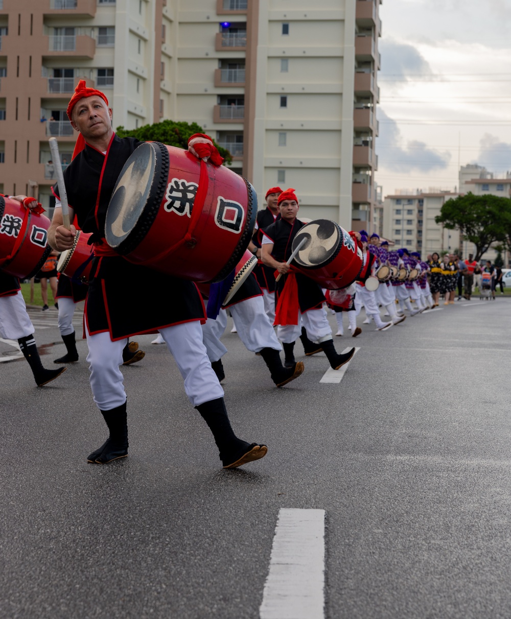 Eguchi Eisa Group Performs on Camp Foster