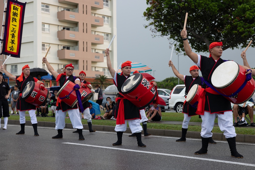 Eguchi Eisa Group Performs on Camp Foster