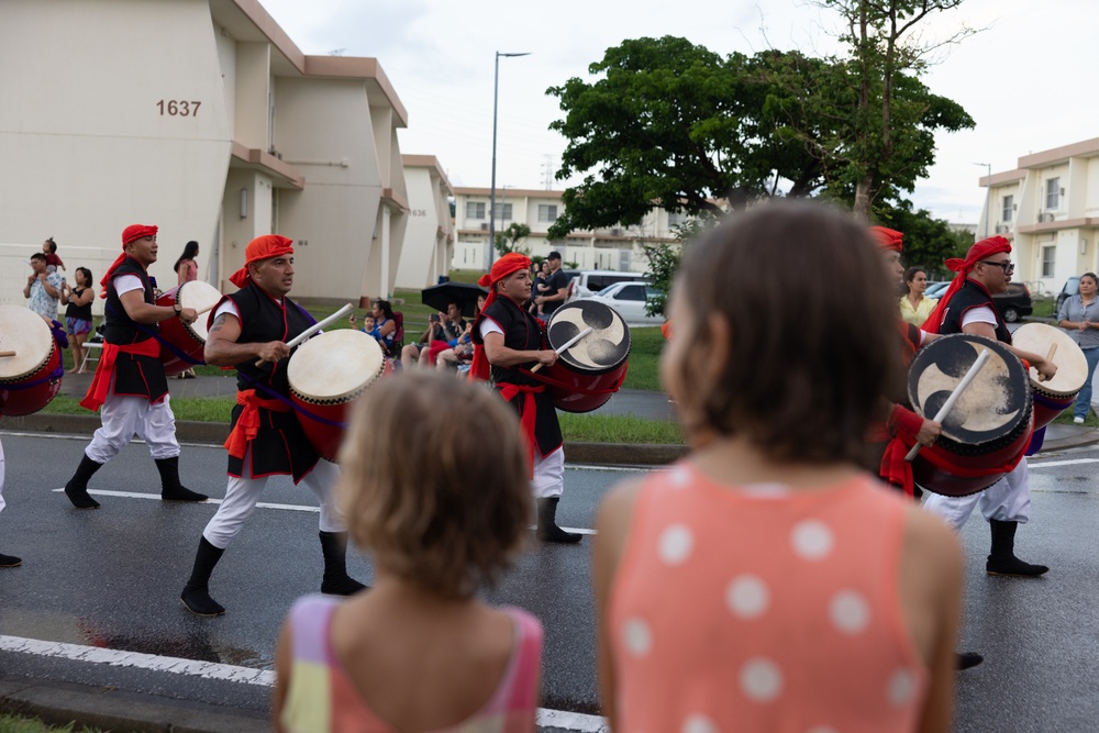 Eguchi Eisa Group Performs on Camp Foster