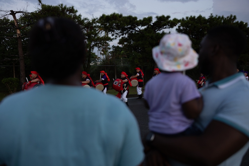 Eguchi Eisa Group Performs on Camp Foster