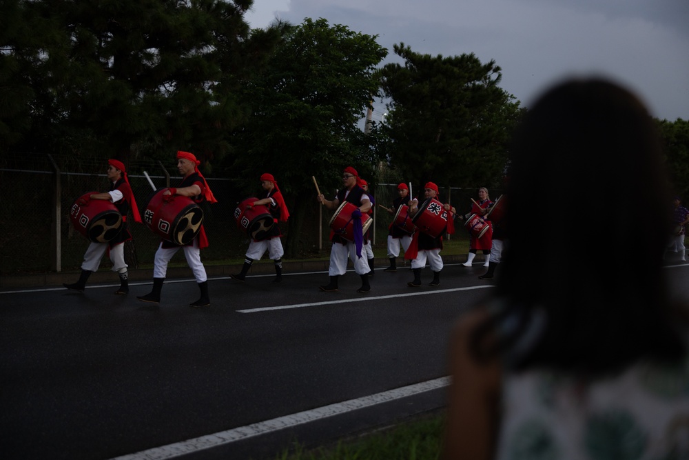 Eguchi Eisa Group Performs on Camp Foster