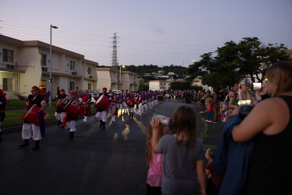 Eguchi Eisa Group Performs on Camp Foster