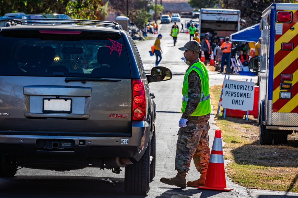 Lahaina's Resilience: JTF-50 Supports Maui Community Return