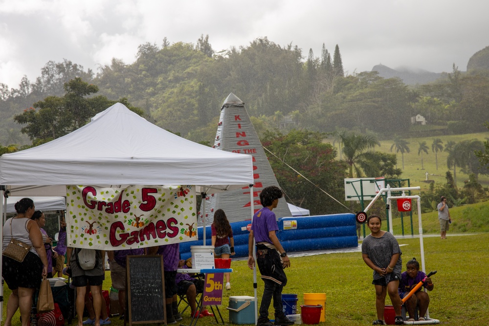 MALS-24 Marines Volunteer at Ahuimanu Elementary School