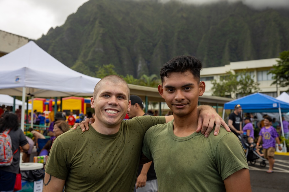 MALS-24 Marines Volunteer at Ahuimanu Elementary School