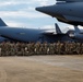 82nd Airborne Division Paratroopers conduct night jump during JRTC