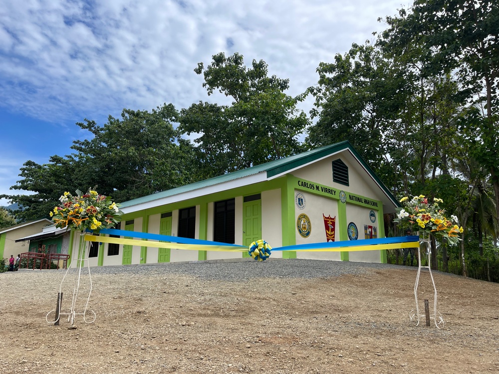 Brookes Point School Ribbon Cutting (NMCB-3)