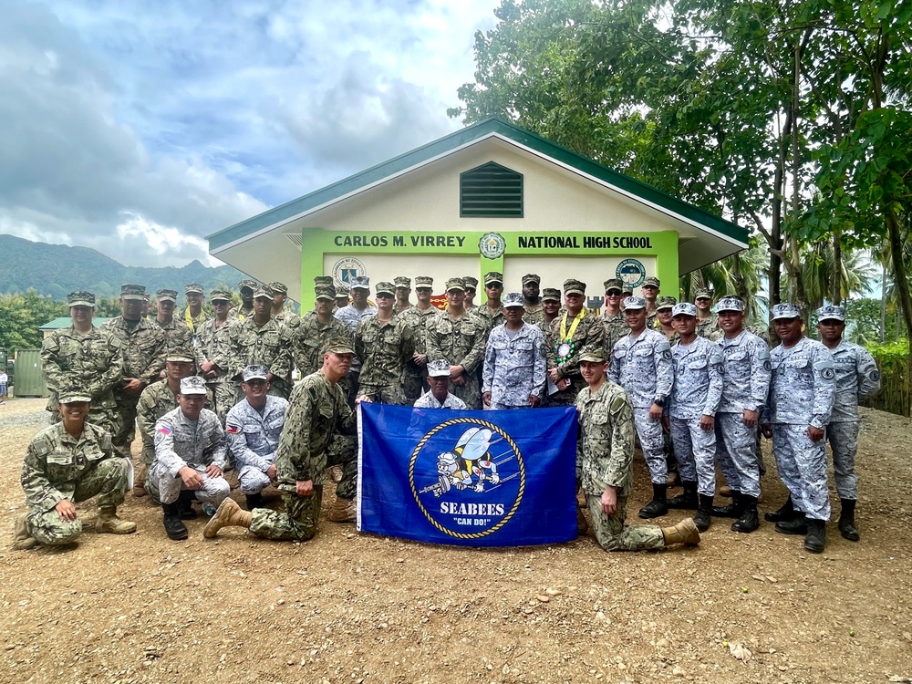 Brookes Point School Ribbon Cutting (NMCB-3)