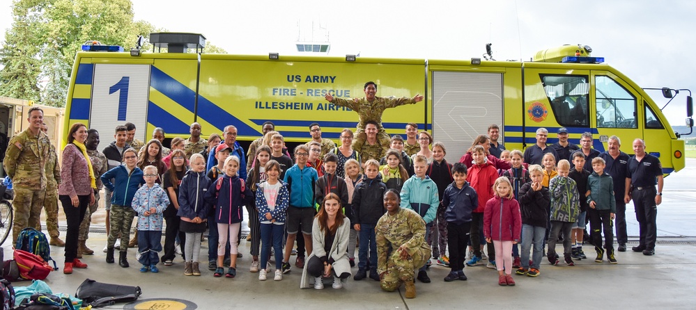 Children's summer program for the Illesheim community at the Storck Barracks.