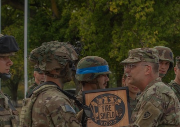 Closing Ceremony for Exercises Fire Shield 2023 and Rapid Trident 23