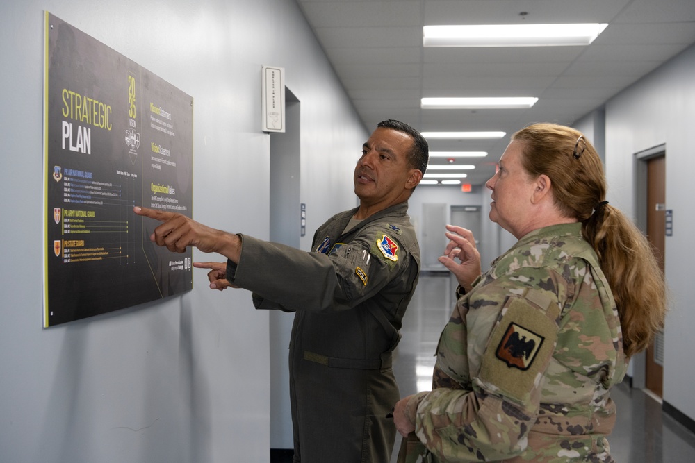 Maj. Gen. Wendy B. Wenke visits the 156th Wing