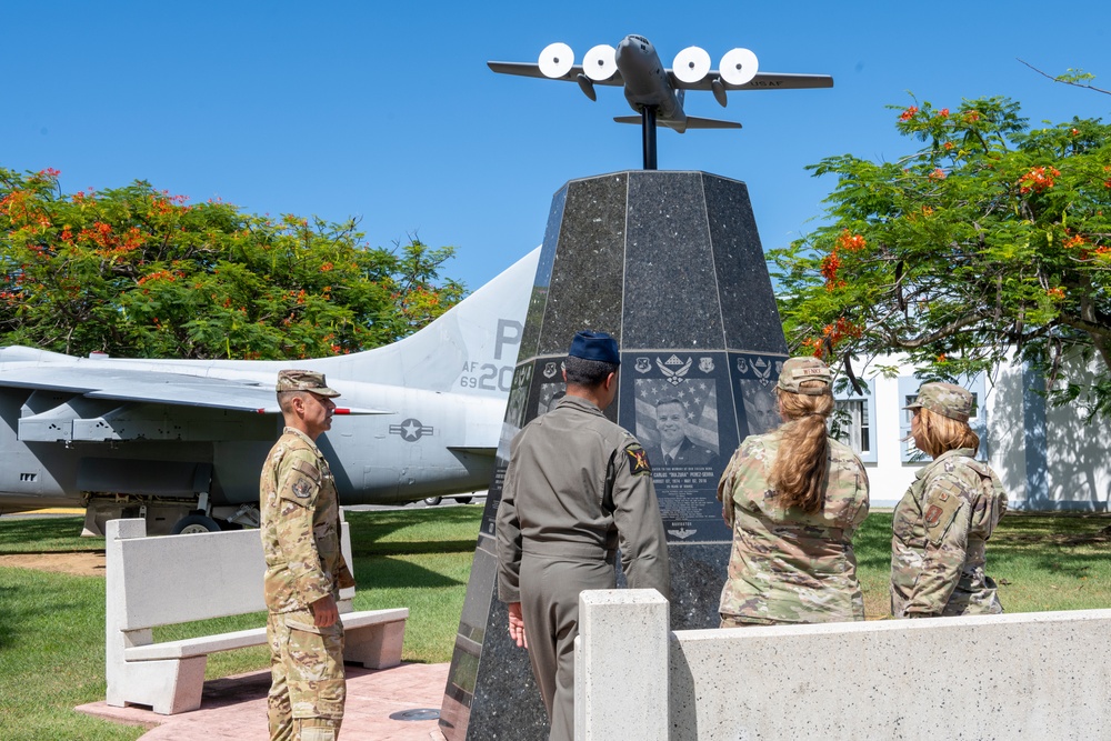 Maj. Gen. Wendy B. Wenke visits the 156th Wing