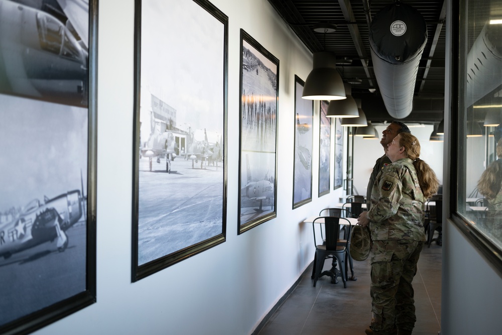 Maj. Gen. Wendy B. Wenke visits the 156th Wing