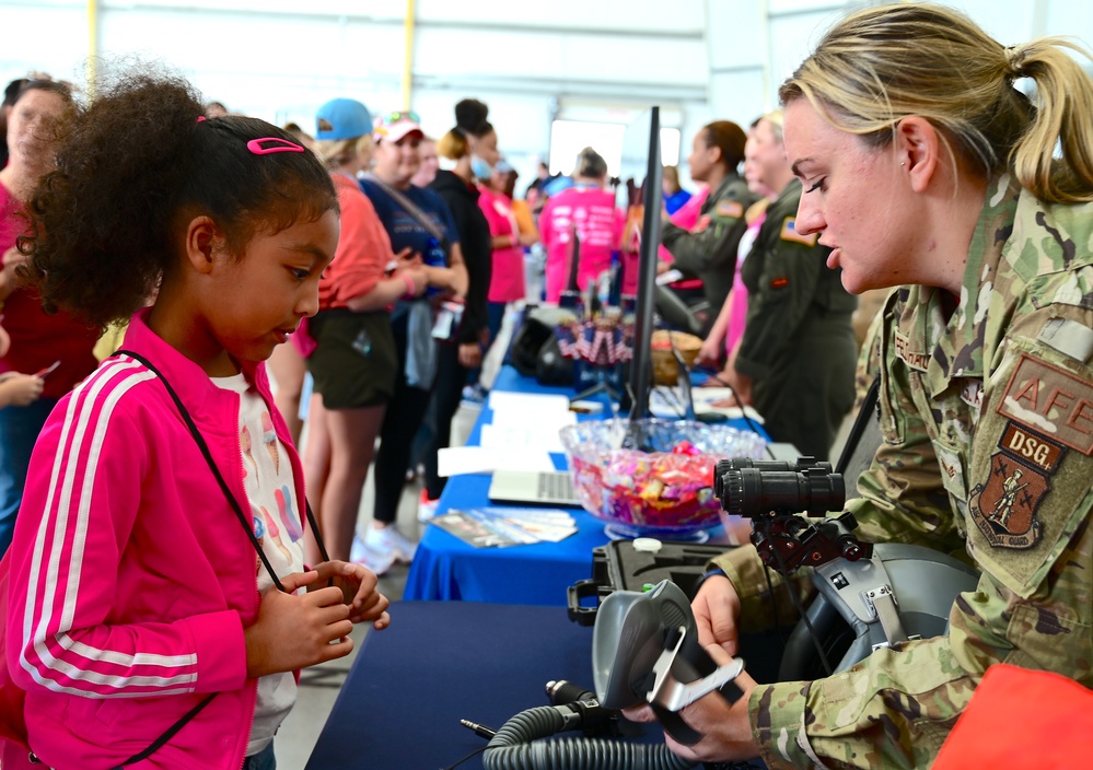 165th Airlift Wing and 117th Air Control Squadron participate in Girls in Aviation Day