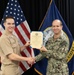 Musician 1st Class Eric Sider Reenlists