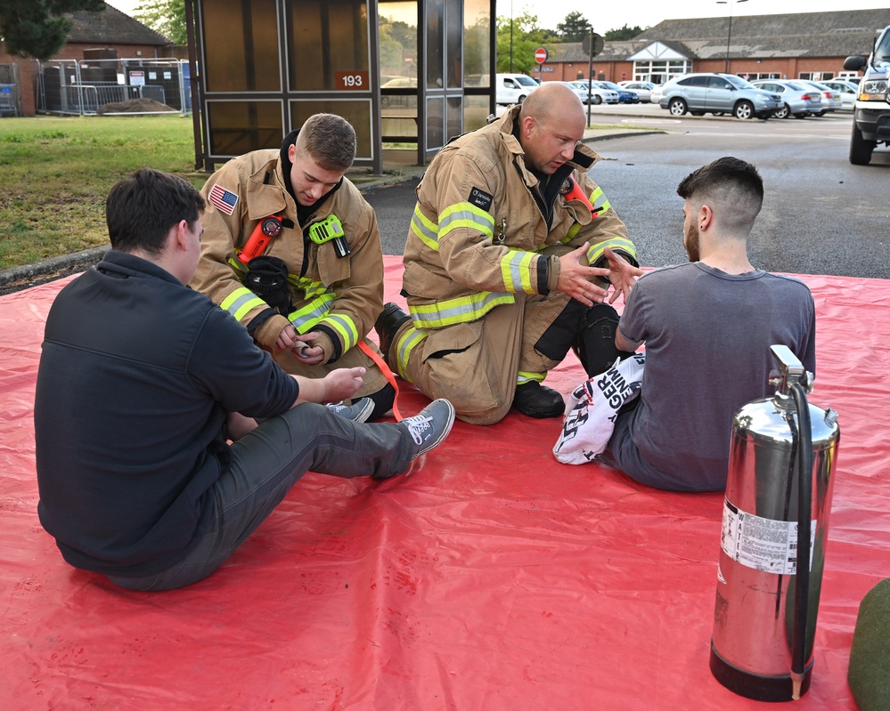 100th ARW firefighters, defenders work together on natural disaster mass care exercise