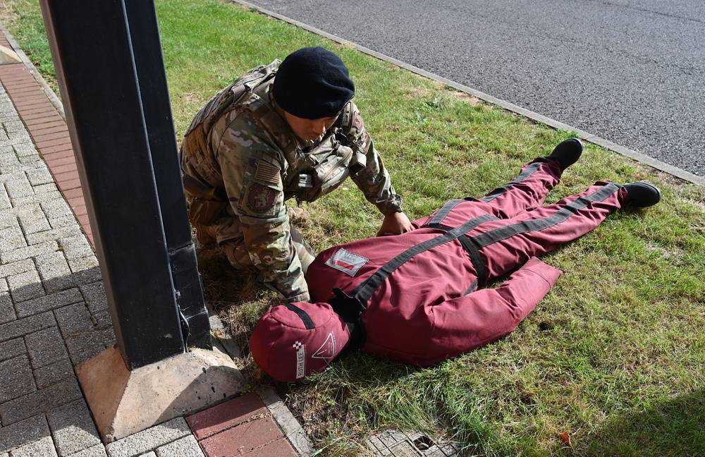 100th ARW firefighters, defenders work together on natural disaster mass care exercise