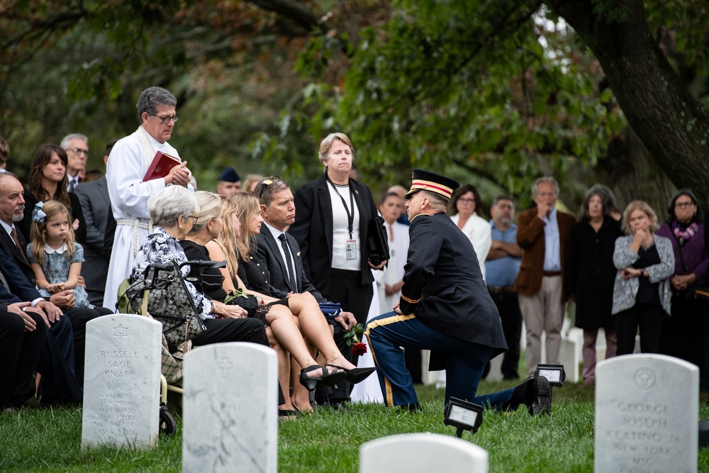 Military Funeral Honors are Conducted for U.S. Marine Corps Cpl. Spencer Collart in Section 52