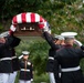 Military Funeral Honors are Conducted for U.S. Marine Corps Cpl. Spencer Collart in Section 52