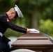 Military Funeral Honors are Conducted for U.S. Marine Corps Cpl. Spencer Collart in Section 52