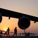 C-5M Super Galaxy aircrew and maintainers at Travis AFB