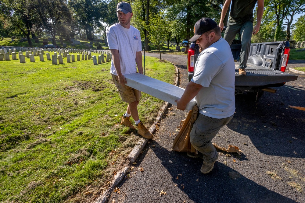 Caretakers restore cemetery