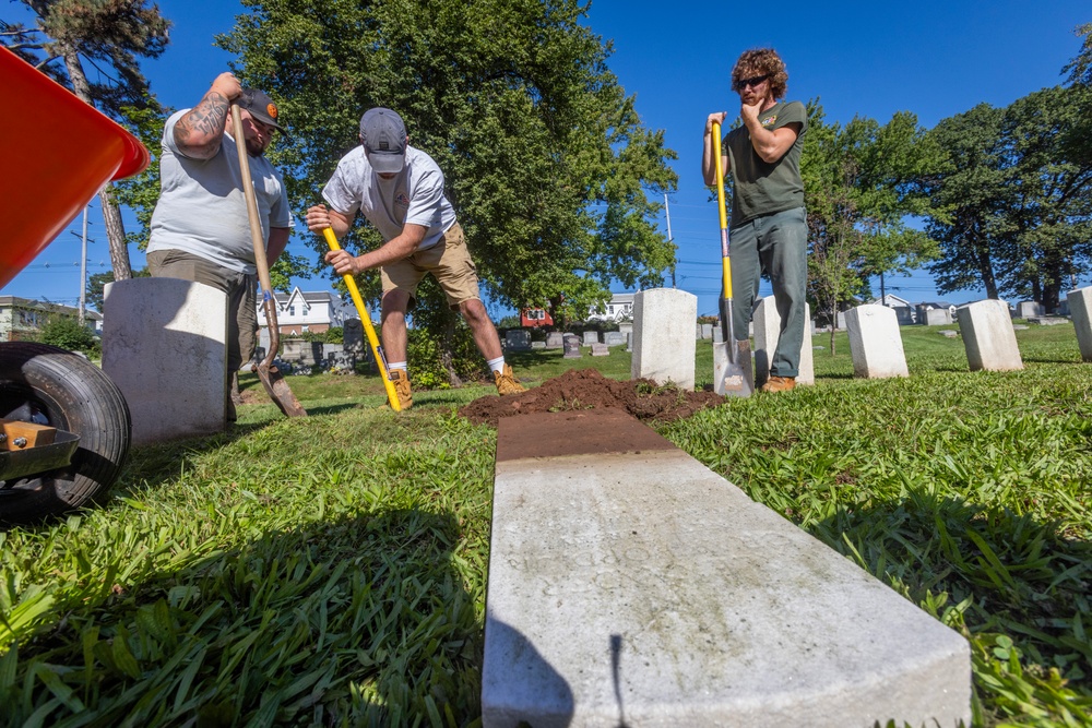 Dvids Images Caretakers Restore Cemetery Image Of