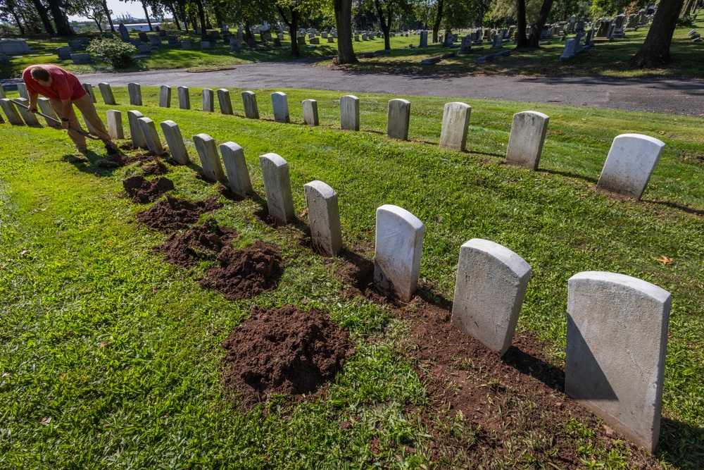 Caretakers restore cemetery