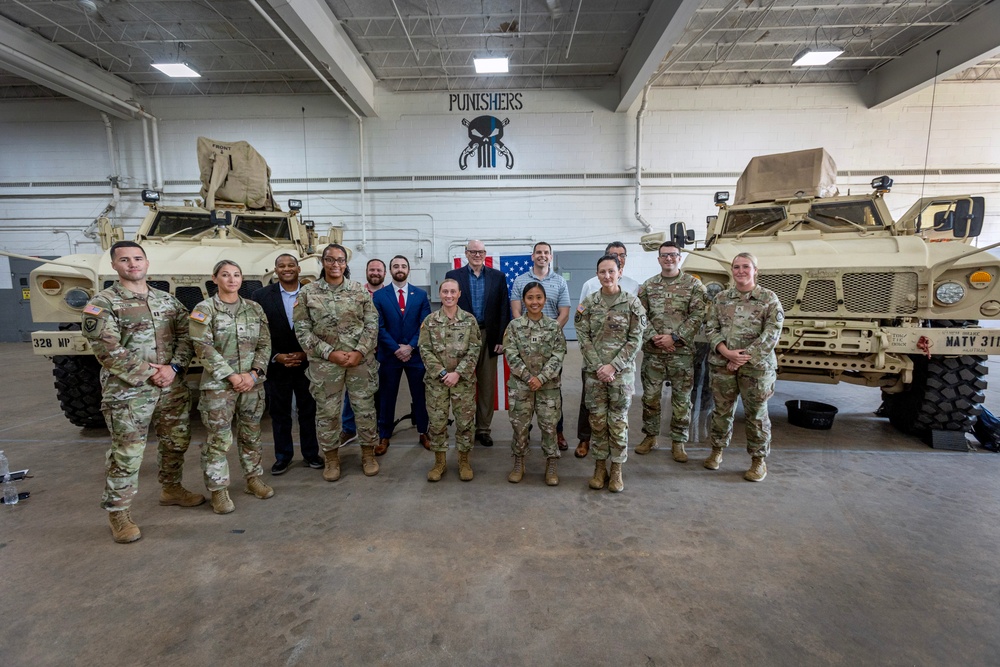 Congressional staff visits Cherry Hill National Guard Armory