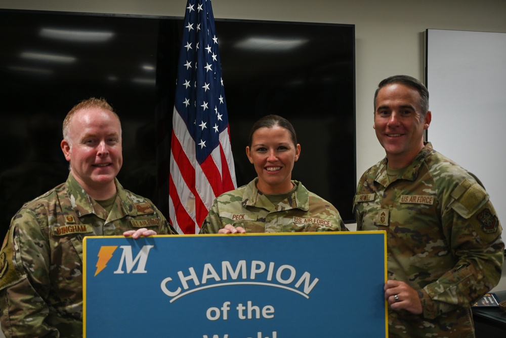 Champ of the Week - TSgt Samantha Peck