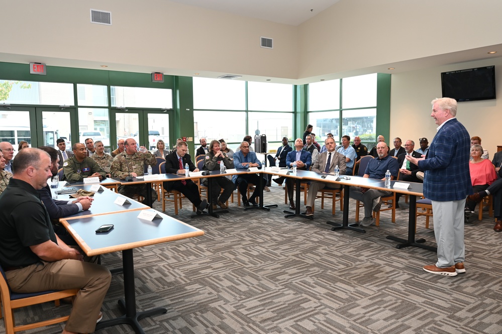 Congressman Guest holds roundtable at the 186th Air Refueling Wing