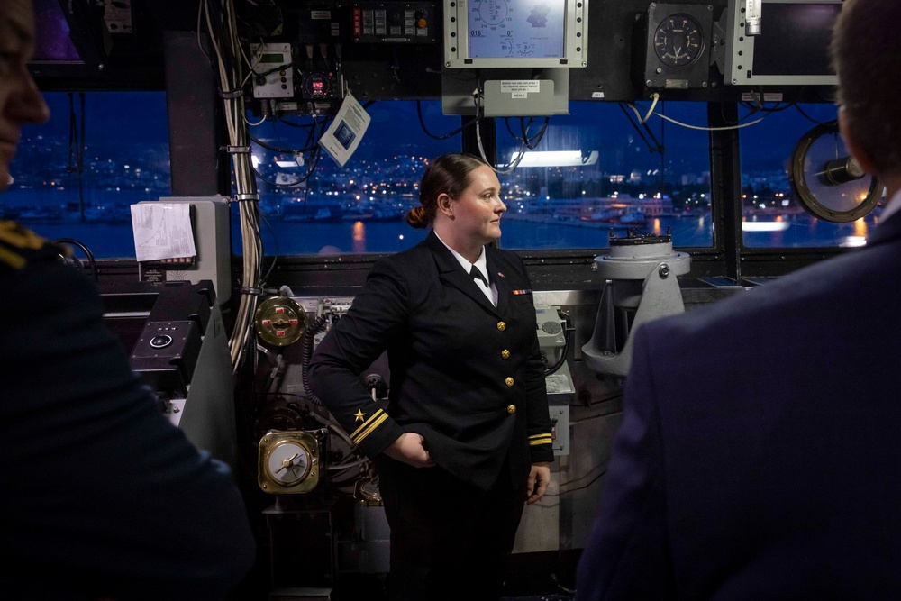 USS Normandy Hosts Reception in Bar, Montenegro