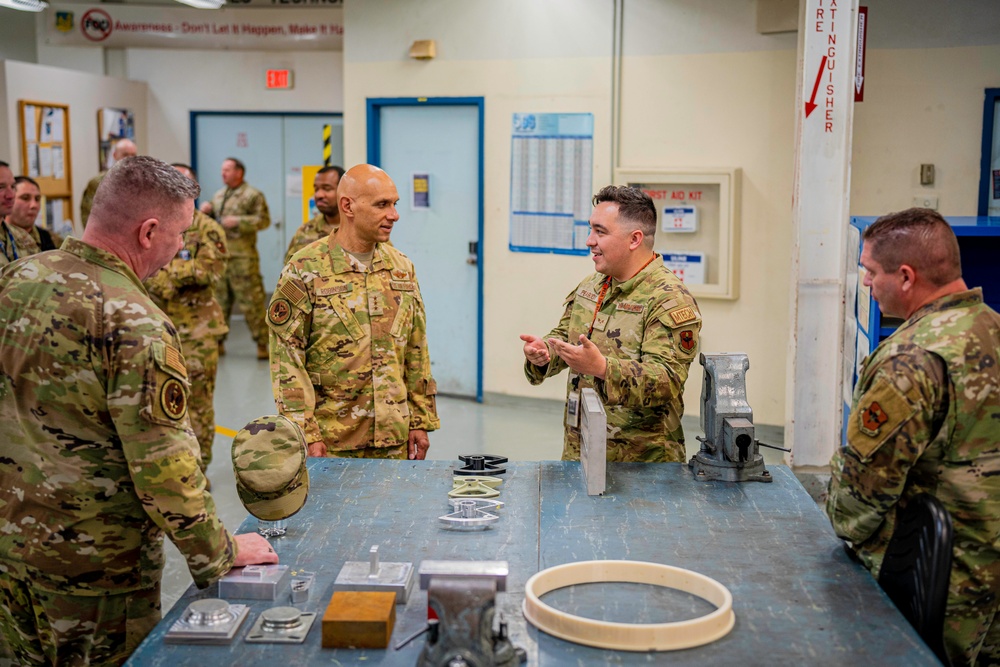 Air Education and Training Command command team visits Kirtland