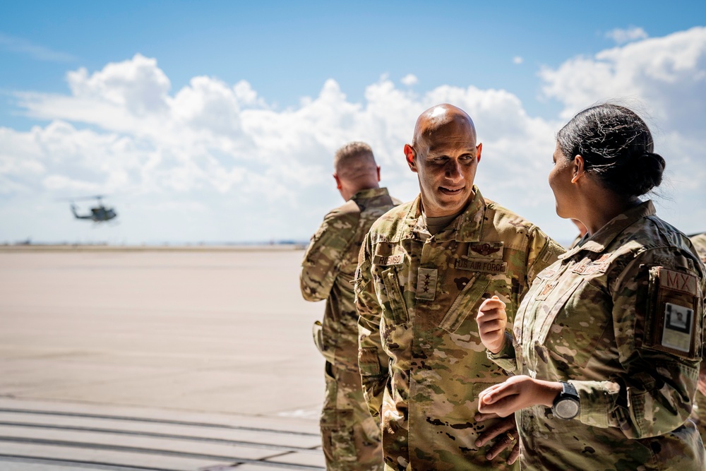 Air Education and Training Command command team visits Kirtland
