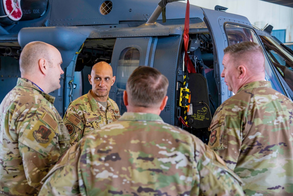 Air Education and Training Command command team visits Kirtland