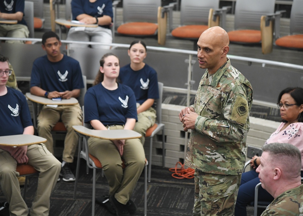 Air Education and Training Command command team visits Kirtland