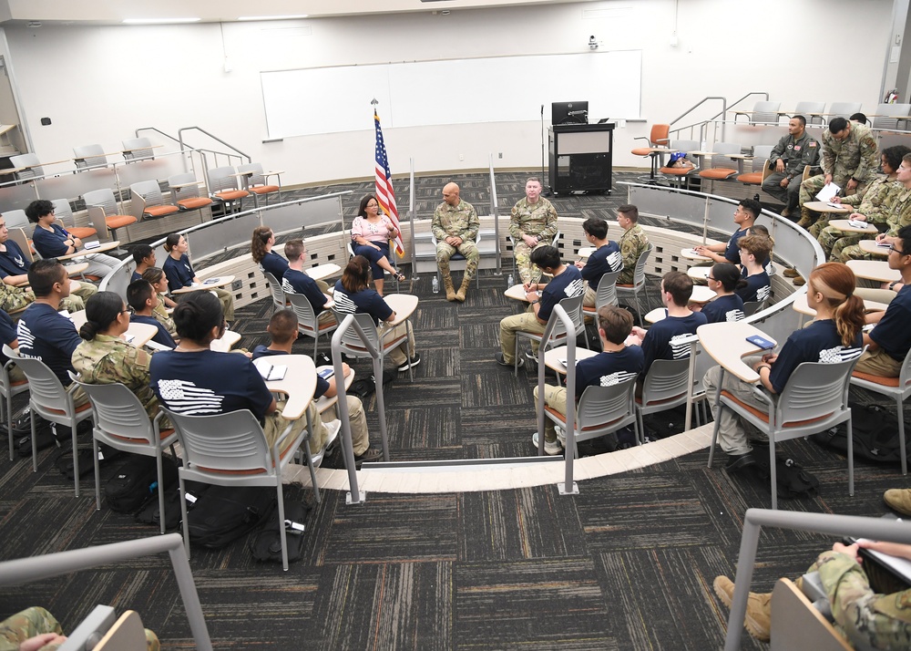 Air Education and Training Command command team visits Kirtland