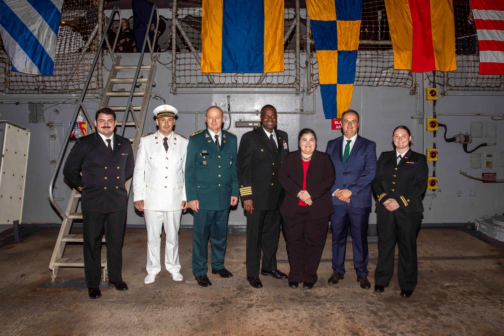 USS Normandy Hosts Reception in Bar, Montenegro