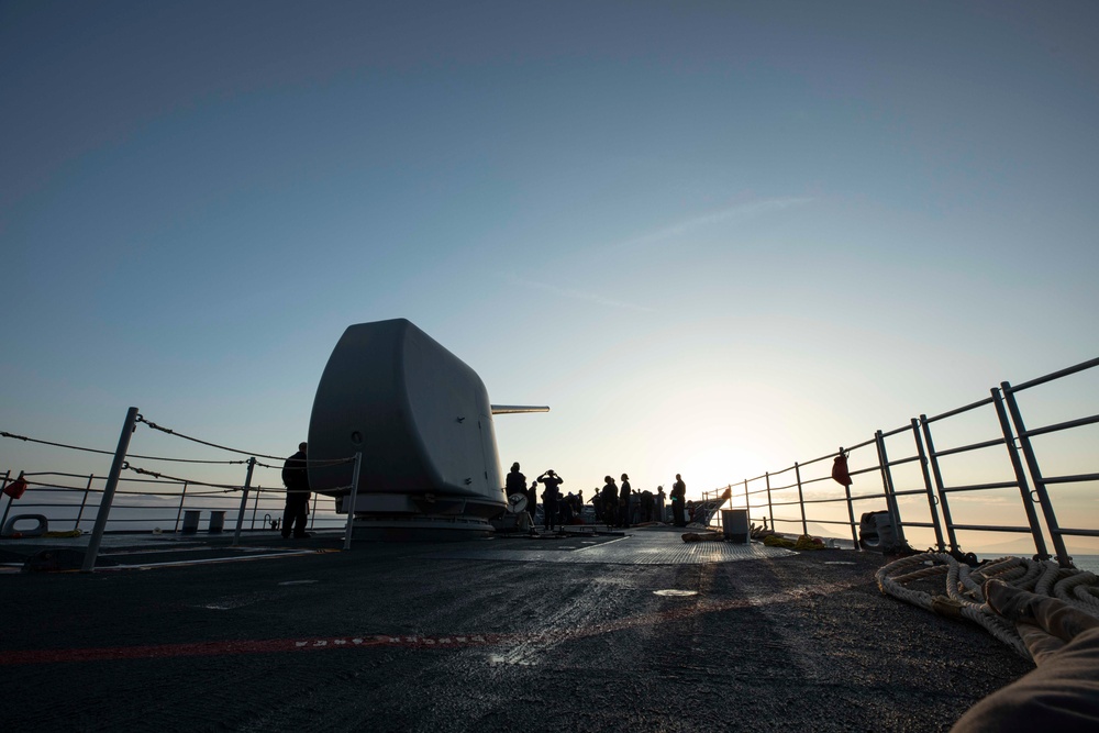 USS Normandy Ports in Bar, Montenegro