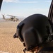 U.S. Army Door Gunner scans the dessert